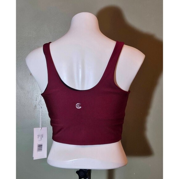 Calme Womens Endure Sports Bra Scarlet Red Size Medium NWT - Picture 3 of 10